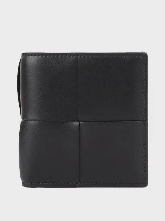 Slim Folder Half Wallet Black - BOTTEGA VENETA - BALAAN 6