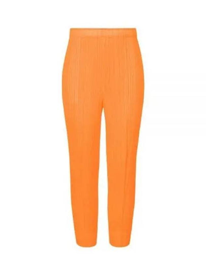 MC September Straight Pants Orange - ISSEY MIYAKE - BALAAN 2