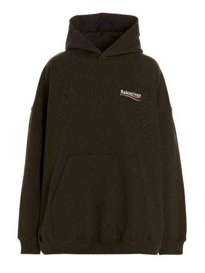 Political Campaign Oversized Fit Hoodie Green - BALENCIAGA - BALAAN 2