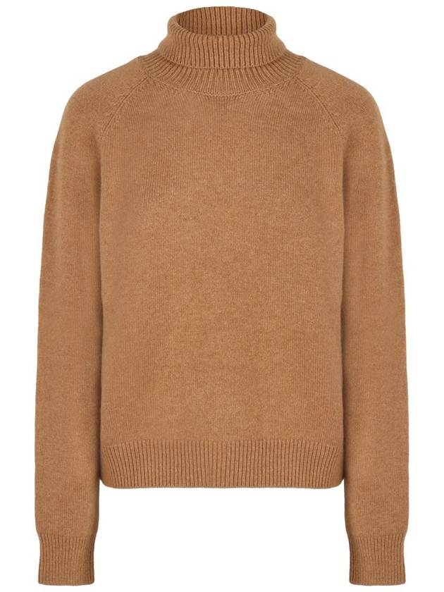 Pullover Cashmere Turtleneck Beige - FENDI - BALAAN 2