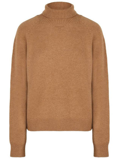 Pullover Cashmere Turtleneck Beige - FENDI - BALAAN 2