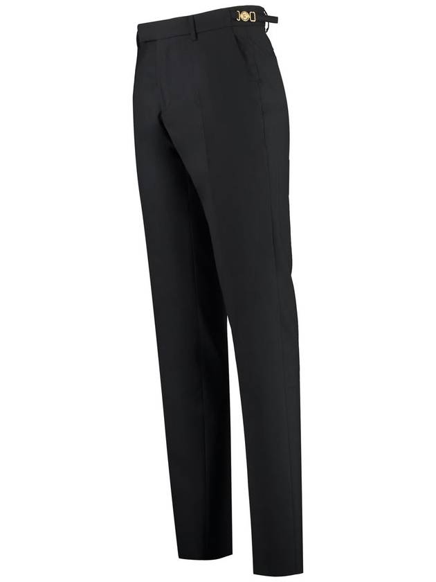 Straight Pants 10114391A07454 1B000 Black - VERSACE - BALAAN 4