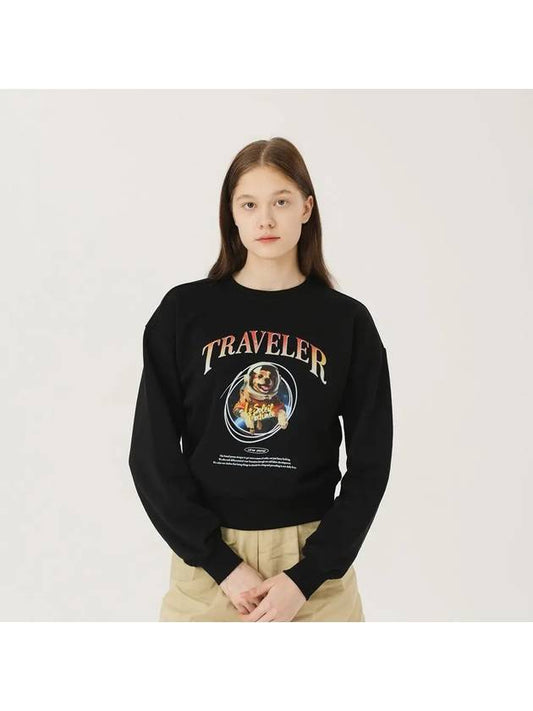 Brushed Options Space Traveler Puppy Sweat Shirts BLACK - LE SOLEIL MATINEE - BALAAN 2