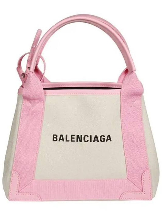Navy Cabas XS Tote Bag Pink - BALENCIAGA - BALAAN 2