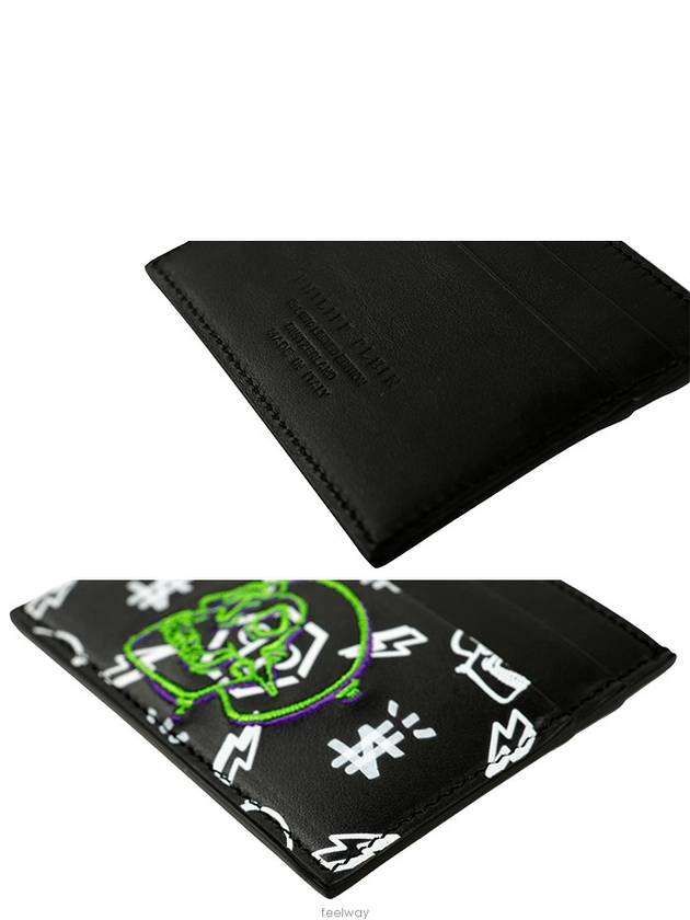 MVG0349 PLE096N 02MONOGRAM Skull Card Wallet - PHILIPP PLEIN - BALAAN 7