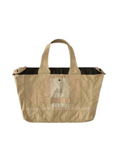 Plain Paper Touch Duffel Bag Beige - CP COMPANY - BALAAN 1