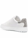 Gancini Low Top Sneakers White - SALVATORE FERRAGAMO - BALAAN 4