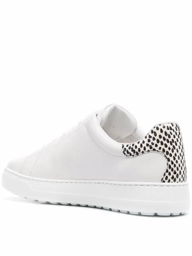 Gancini Low Top Sneakers White - SALVATORE FERRAGAMO - BALAAN 4