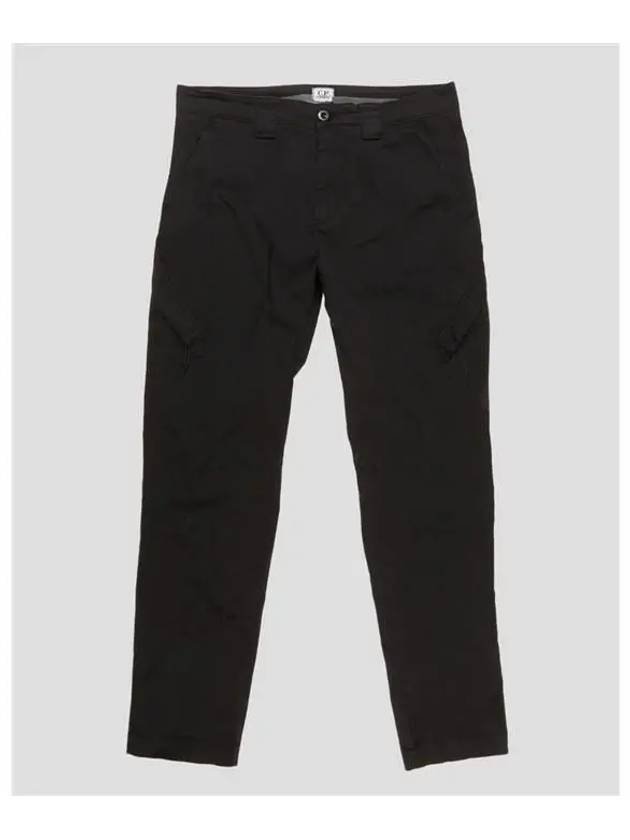 Garment Dyed Pocket Pants Black - CP COMPANY - BALAAN 5