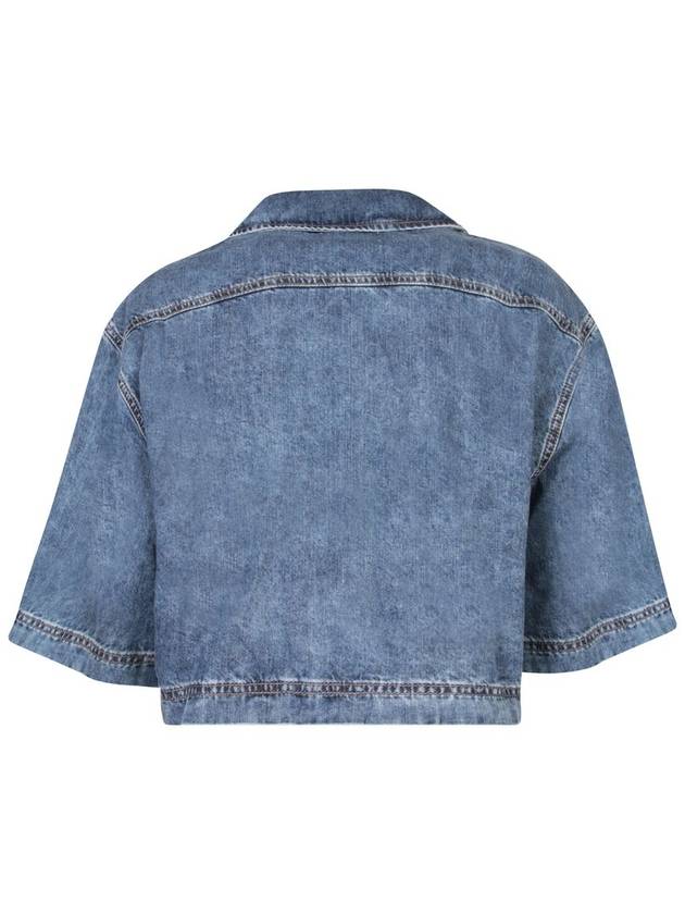 Moschino Jeans Cropped Shirt - MOSCHINO - BALAAN 3