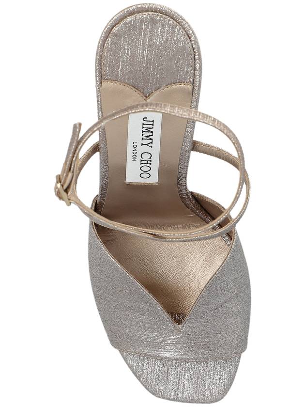 Jimmy Choo Platform Sandals ‘Karli’, Women's, Silver - JIMMY CHOO - BALAAN 6