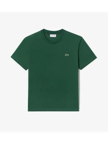 Men s Basic Crew Neck T Shirt Green - LACOSTE - BALAAN 1