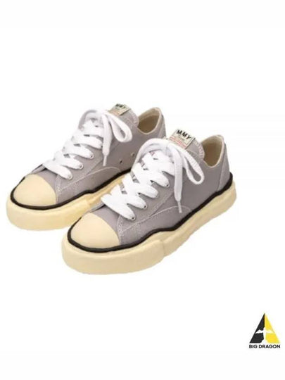 A09FW733 GRAY Peterson VL OG Sole Canvas Low Top Sneakers - MIHARA YASUHIRO - BALAAN 2