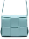 Intrecciato Cassette Small Cross Bag Celadon - BOTTEGA VENETA - BALAAN 3