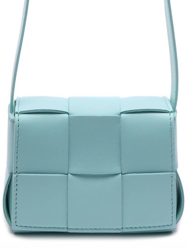 Intrecciato Cassette Small Cross Bag Celadon - BOTTEGA VENETA - BALAAN 3