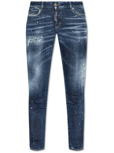 Distressed Crop Jeans S75LB0947S30664_470 - DSQUARED2 - BALAAN 1