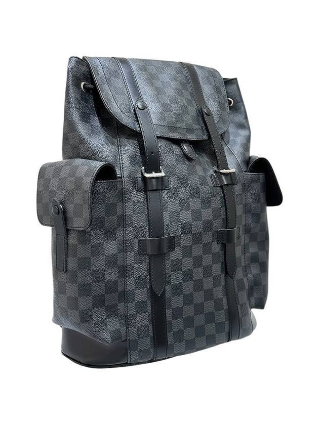 N41379 Damier Graphite Canvas Christopher MM Backpack - LOUIS VUITTON - BALAAN 2