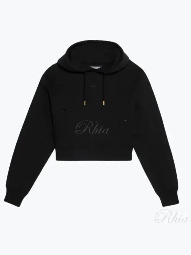 Le Sweatshirt Gros Grain Cotton Hoodie Black - JACQUEMUS - BALAAN 2