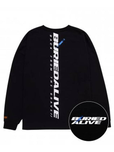 Ba New Logo Long Sleeve T-Shirt Black - BURIED ALIVE - BALAAN 1