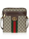 Men's Ophidia GG Small Messenger Bag Beige Ebony - GUCCI - BALAAN 2