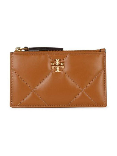 Tory Burch 'Kira' Brown Leather Wallet - TORY BURCH - BALAAN 1