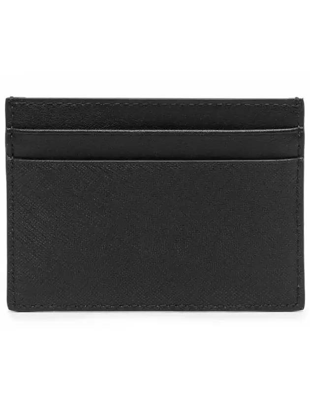 Metal Logo Card Wallet Black - BALLY - BALAAN 3