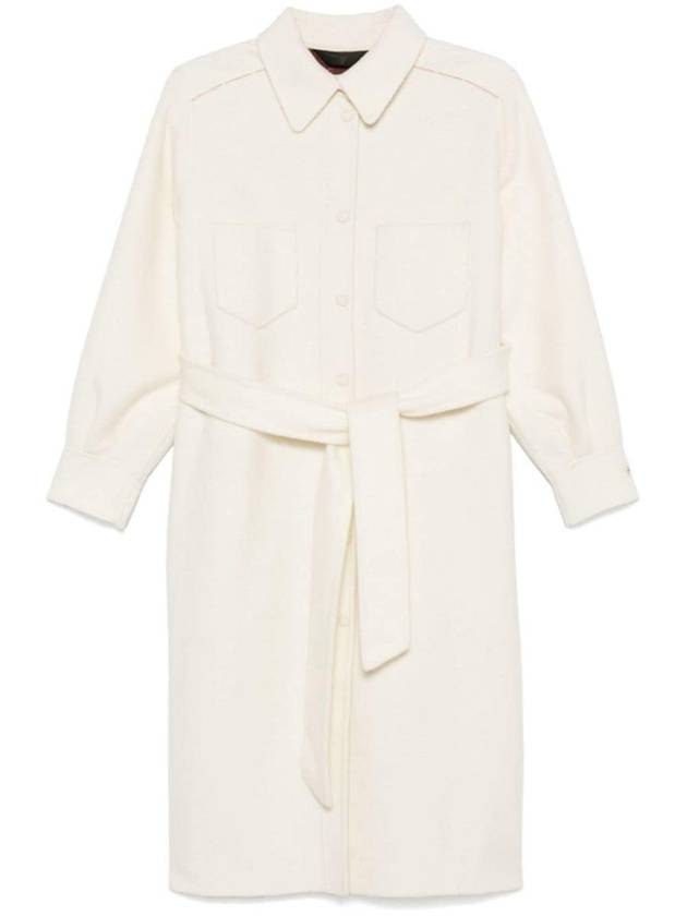 Paltò Patricia Midi White Wool Coat - PALTO - BALAAN 1