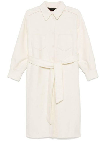 Paltò Patricia Midi White Wool Coat - PALTO - BALAAN 1