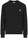 Fox Head Patch Regular Sweatshirt Black - MAISON KITSUNE - BALAAN 3