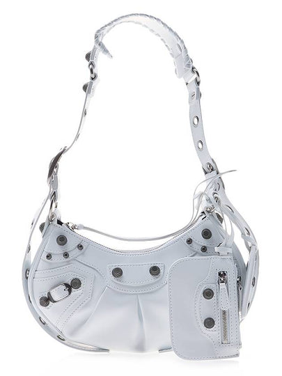 Lecagol XS Leather Shoulder Bag White - BALENCIAGA - BALAAN 2