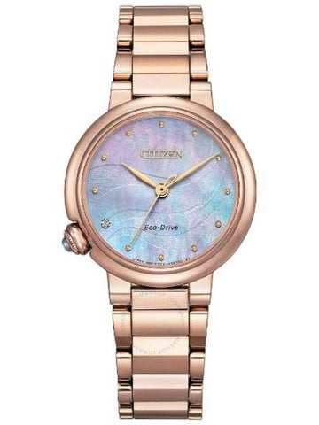 Citizen L Eco-Drive Mother of Pearl Dial Ladies Watch EM0917-81Y - CITIZEN - BALAAN 1