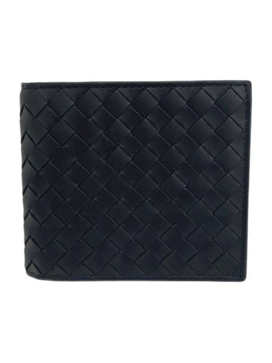 Intrecciato Weaving Half Wallet Black - BOTTEGA VENETA - BALAAN 2