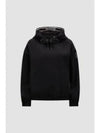 Logo Patch Satin Hood Black J20932G00010596WF999 1324399 - MONCLER - BALAAN 1