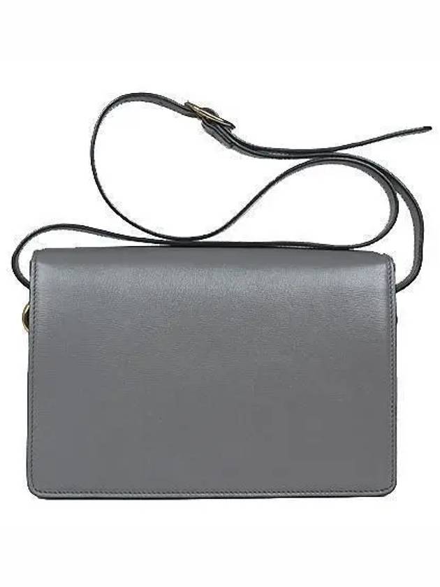 589474 GG logo torchon gray leather small shoulder bag - GUCCI - BALAAN 2