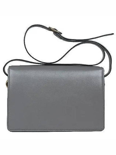 589474 GG logo torchon gray leather small shoulder bag - GUCCI - BALAAN 2