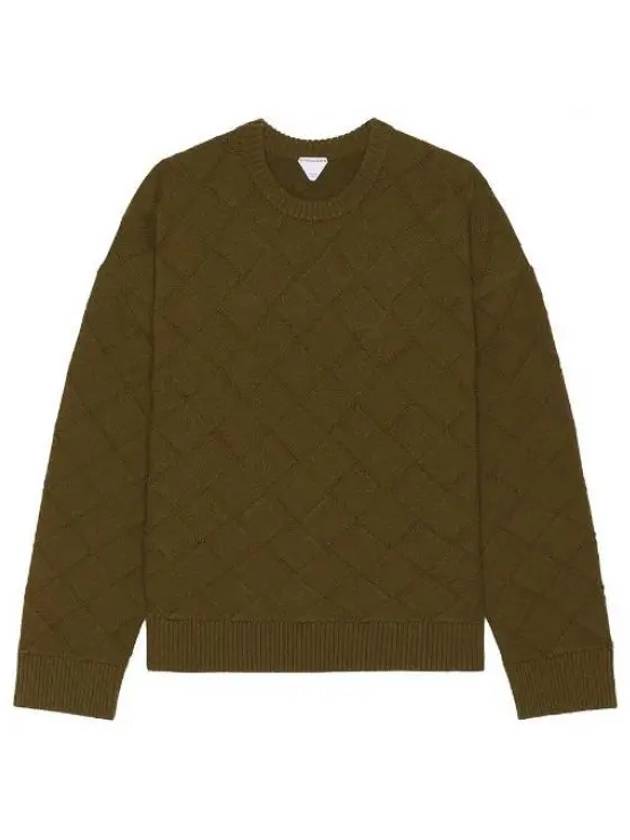 Intrecciato Wool Knit Top Olive Oil - BOTTEGA VENETA - BALAAN 2