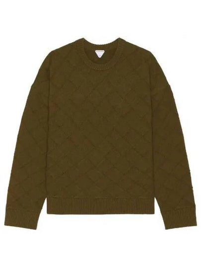 Intrecciato Wool Knit Top Olive Oil - BOTTEGA VENETA - BALAAN 2