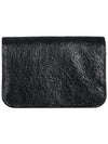 Logo Plaque Monaco Card Wallet Black - BALENCIAGA - BALAAN 5