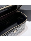 Top handle vanity bag patent black gold plated - CHANEL - BALAAN 8