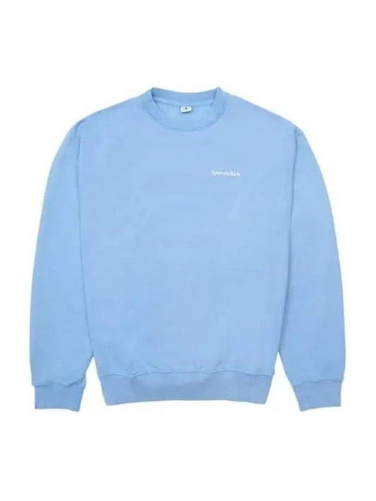 Crewneck Cotton Sweatshirt Blue - SPORTY & RICH - BALAAN 2