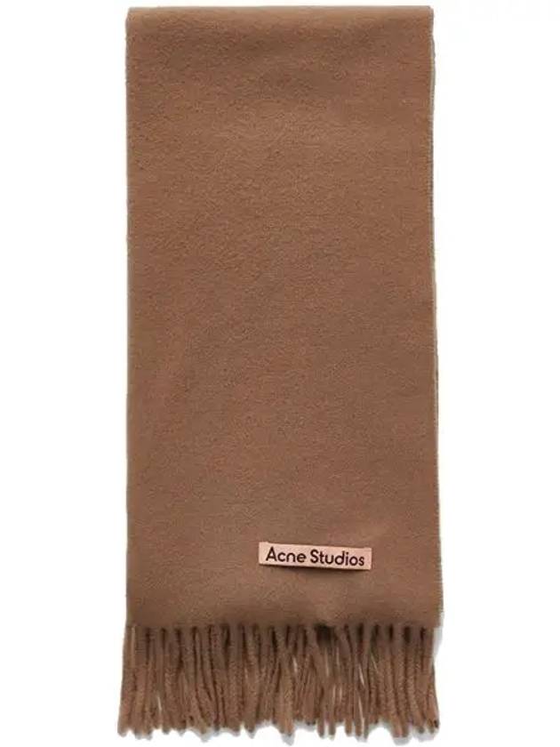 Wool Fringe Scarf Rose Melange - ACNE STUDIOS - BALAAN 2