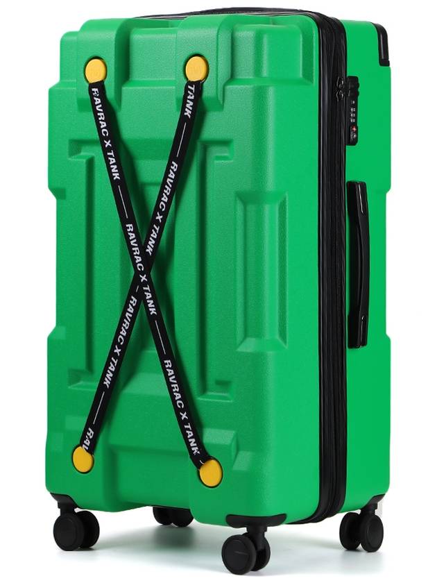 Tank 2 PC Hard Carrier 27 Inch Luggage Bag Green - RAVRAC - BALAAN 3