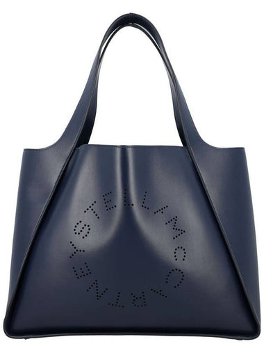 logo tote bag navy - STELLA MCCARTNEY - BALAAN 1