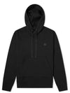 Ferris Face Patch Hoodie Black - ACNE STUDIOS - BALAAN 3