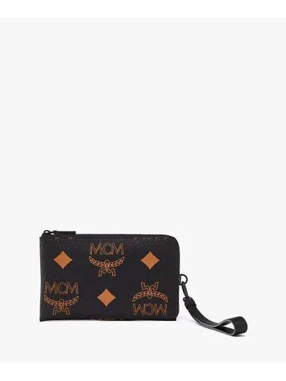 Ottomar Maxi Visetos Passport Wallet Black - MCM - BALAAN 2