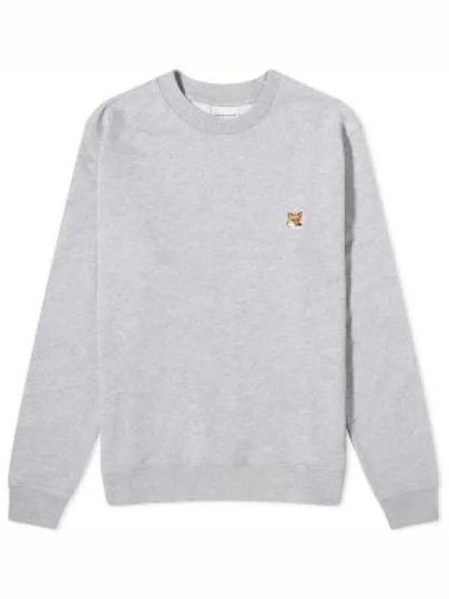 Fox Head Patch Regular Sweatshirt Light Grey Melange - MAISON KITSUNE - BALAAN 2