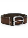 Classic Line Horseshoe Leather Belt Brown - MONTBLANC - BALAAN 6