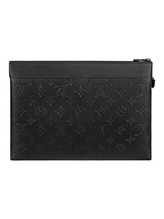 Louis Vuitton Pochette To Go Clutch Bag Black - LOUIS VUITTON - BALAAN 1