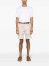 Logo Cotton Short-Sleeved T-Shirt White - BRUNELLO CUCINELLI - BALAAN 6