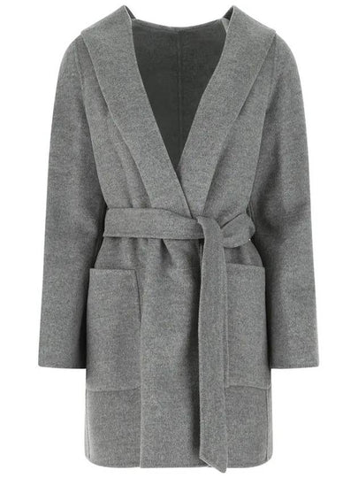 TONDO Reversible Wool Hooded Coat Gray 60860319 051 - MAX MARA - BALAAN 2